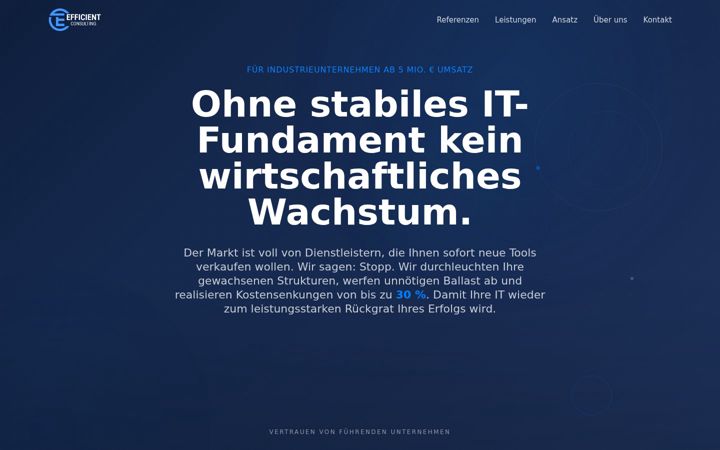 Screenshot of efficient-consulting.de
