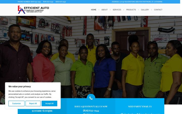 Screenshot of efficientautocompany.com