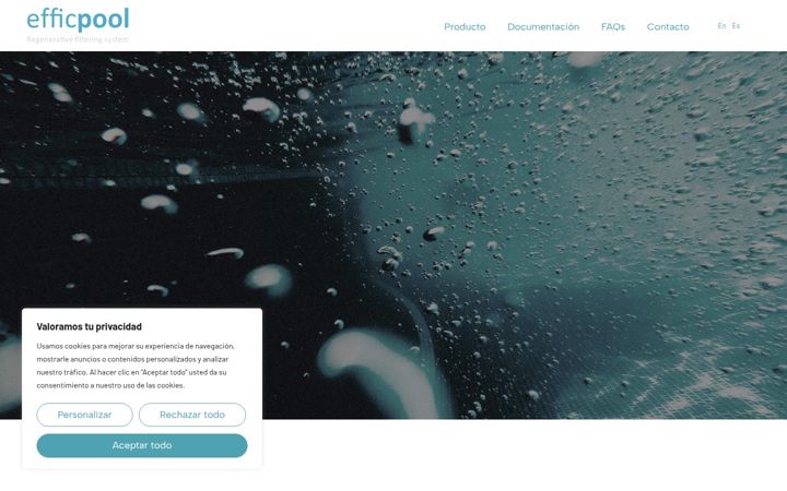 Screenshot of efficpool.com