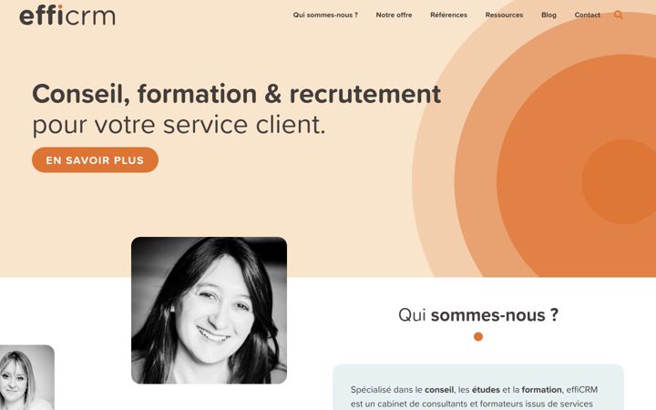 Screenshot of efficrm.com