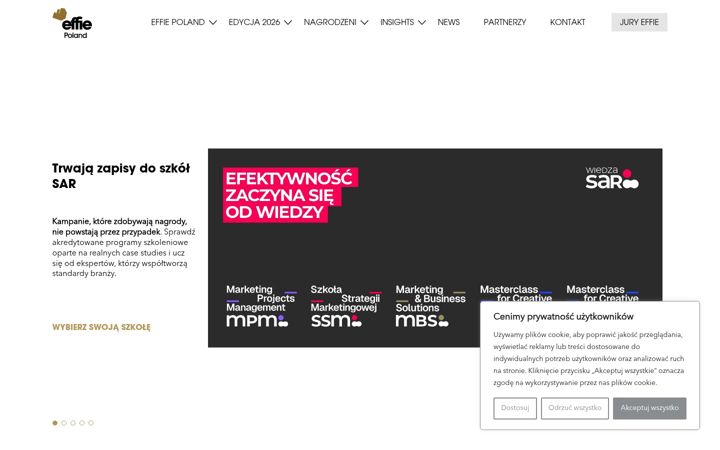 Screenshot van effie.pl