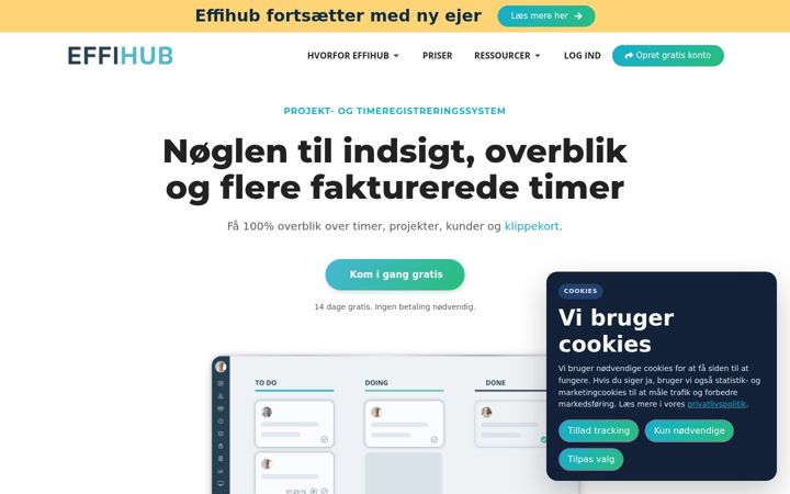 Screenshot of effihub.com