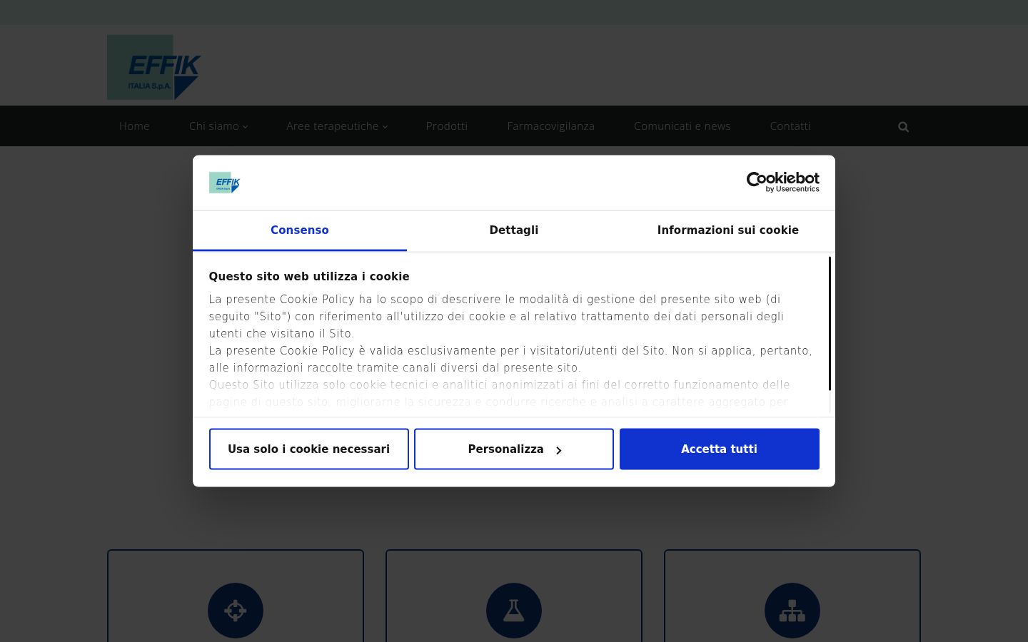 Képernyőkép a bármilyen interakció előtt megjelenő hozzájárulási bannerről
