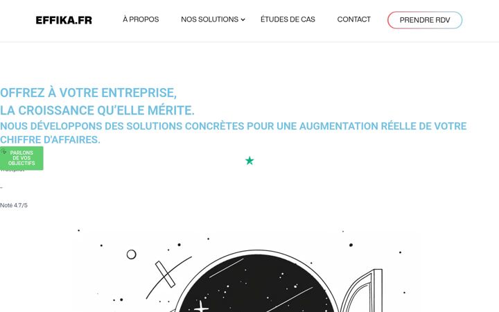 Captura de pantalla de effika.fr