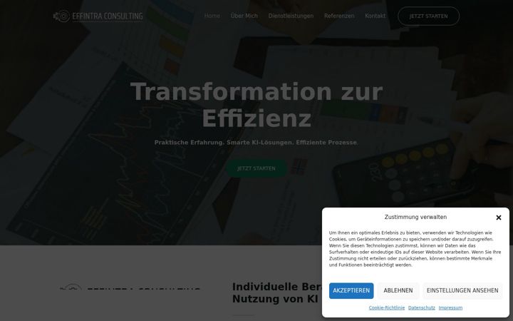 Screenshot of effintra-consulting.com