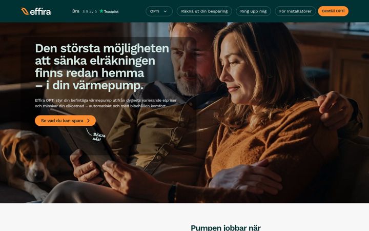 Screenshot of effiraenergy.com