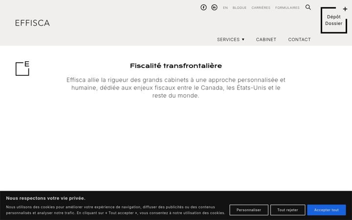 Screenshot of effisca.com