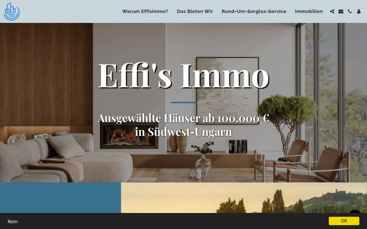 Screenshot of effisimmo.com