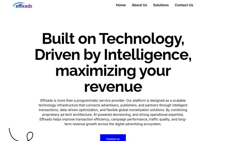 Screenshot of effixads.com
