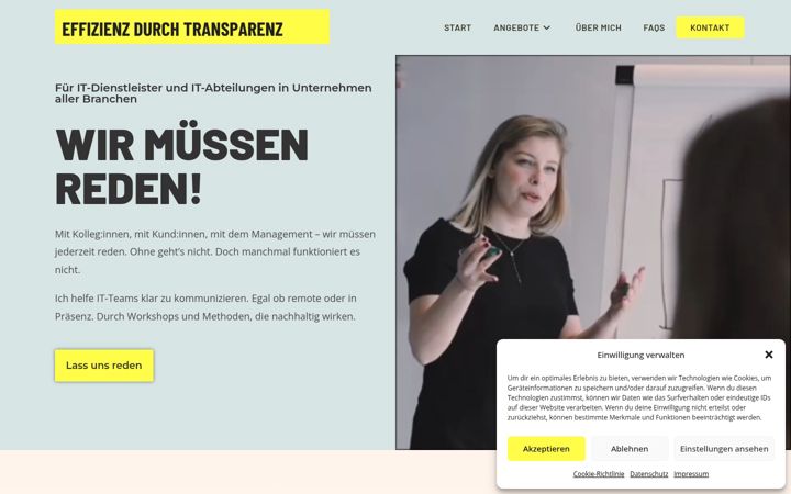 Screenshot of effizienzdurchtransparenz.de