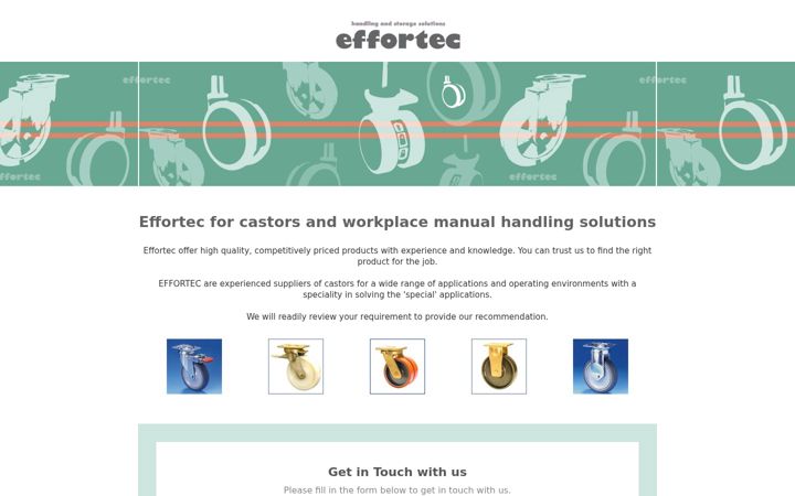 Screenshot of effortec.co.uk