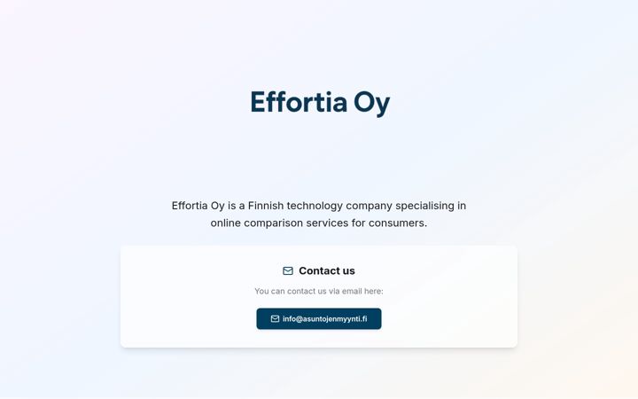 Screenshot of effortia.com