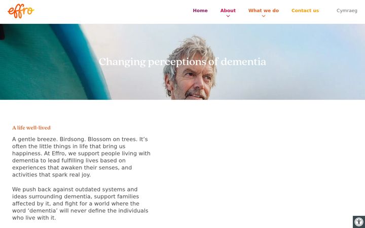 Screenshot of effro.org