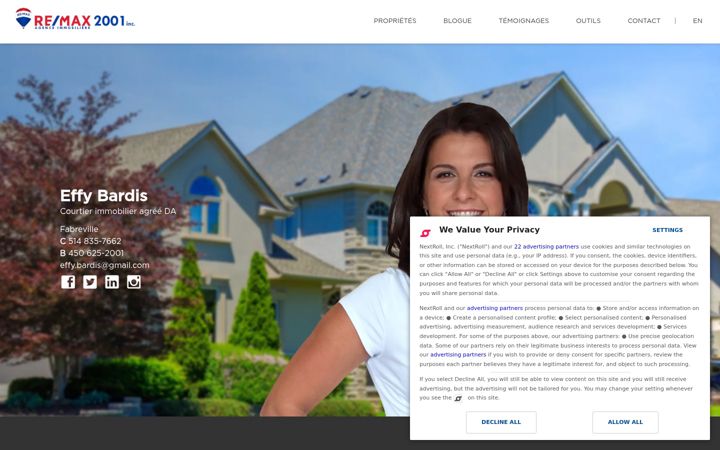 Screenshot of effybardis.com