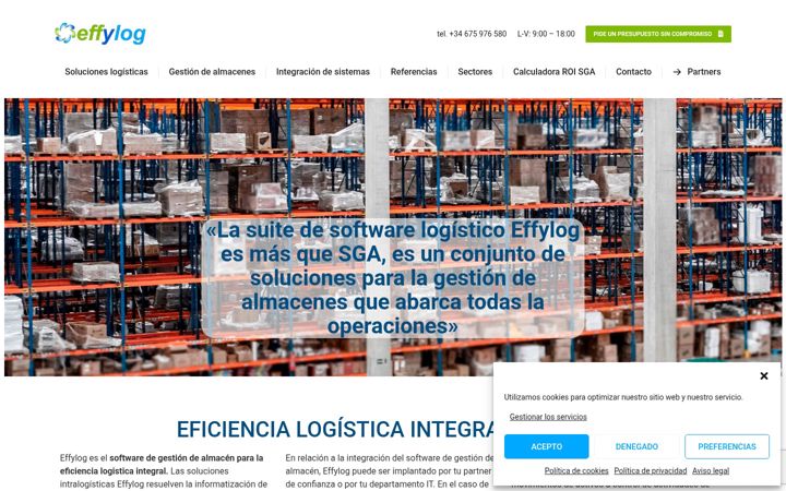 Screenshot of effylog.com