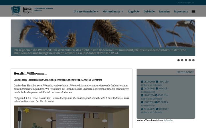 Screenshot of efg-bernburg.de