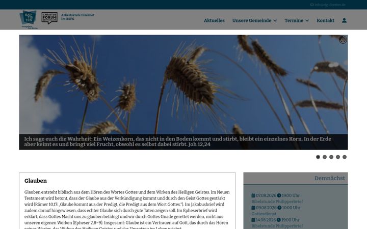 Screenshot ta' efg-dorsten.de