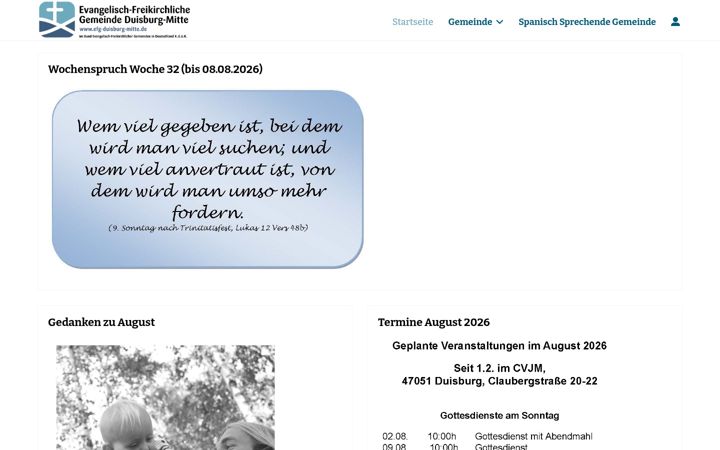 Screenshot of efg-duisburg-mitte.de