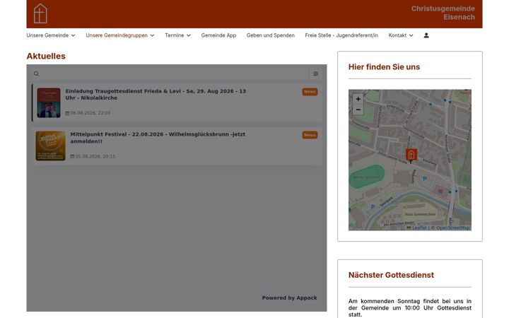 Screenshot of efg-eisenach.de