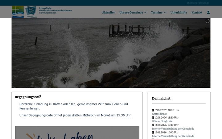 Skærmbillede af efg-fehmarn.de