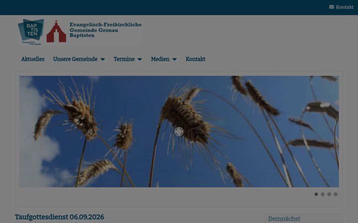 Skærmbillede af efg-gronau.de