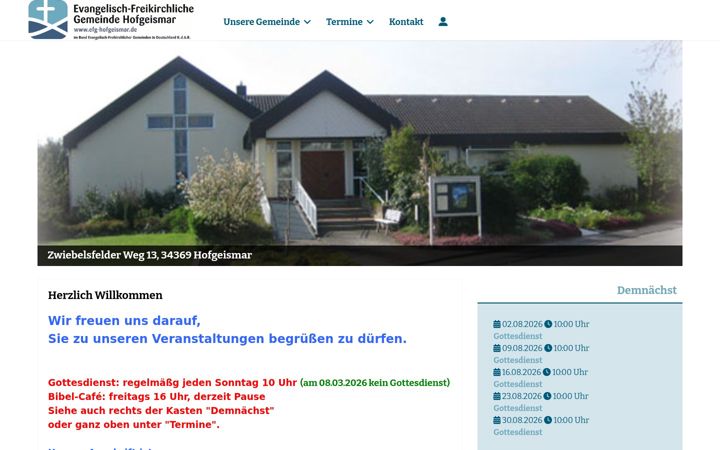 Zrzut ekranu efg-hofgeismar.de