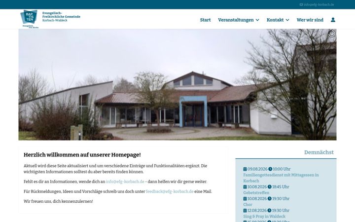 Zrzut ekranu efg-korbach.de