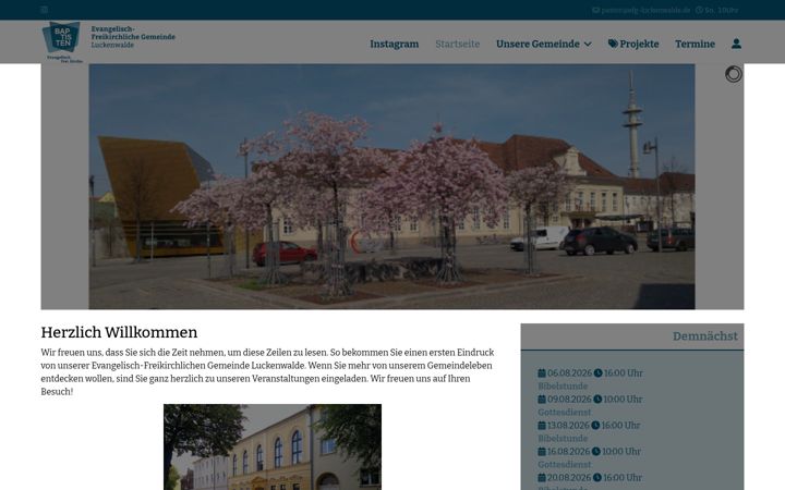 Zrzut ekranu efg-luckenwalde.de