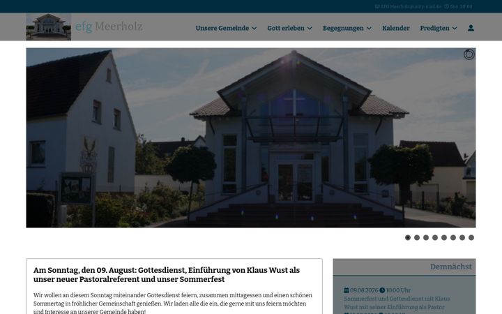 Zrzut ekranu efg-meerholz.de