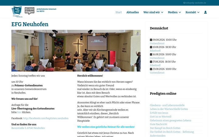Zrzut ekranu efg-neuhofen.de