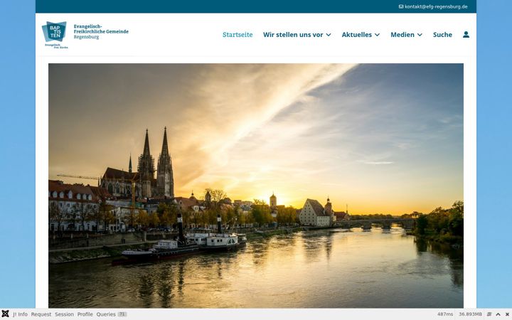 Zrzut ekranu efg-regensburg.de