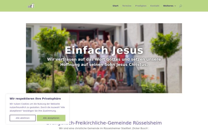 Screenshot of efg-ruesselsheim.de