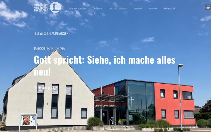 Screenshot ta' efg-wesel-lackhausen.de