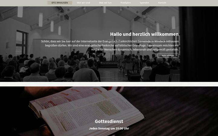 Screenshot ta' efgimhausen.de