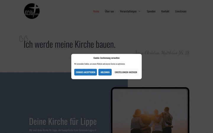 Screenshot ta' efgl.de