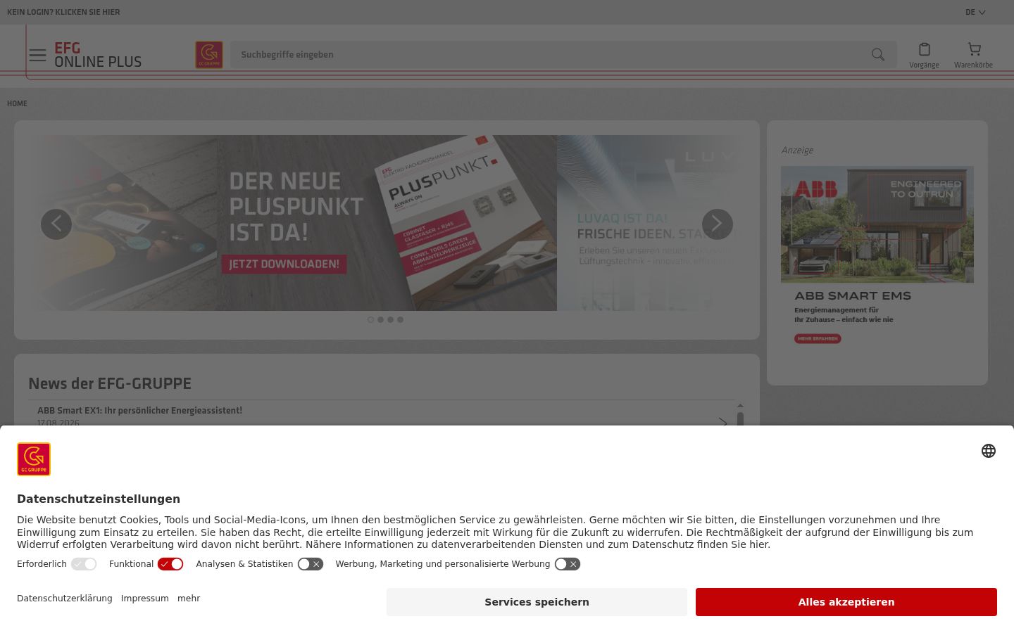 Snímek obrazovky baneru souhlasu zobrazeného před jakoukoli interakcí