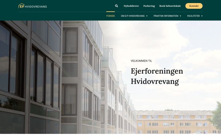 Ekraanipilt saidist efhvidovrevang.dk