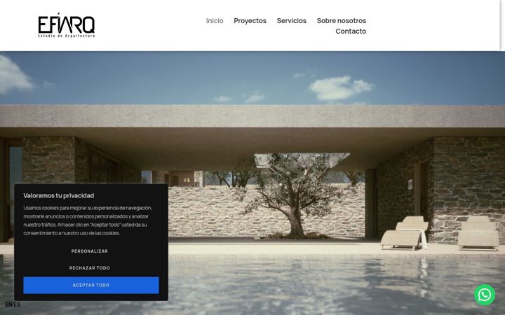 Screenshot of efiarquitectura.es