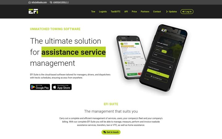 Screenshot of efiasistencia.com