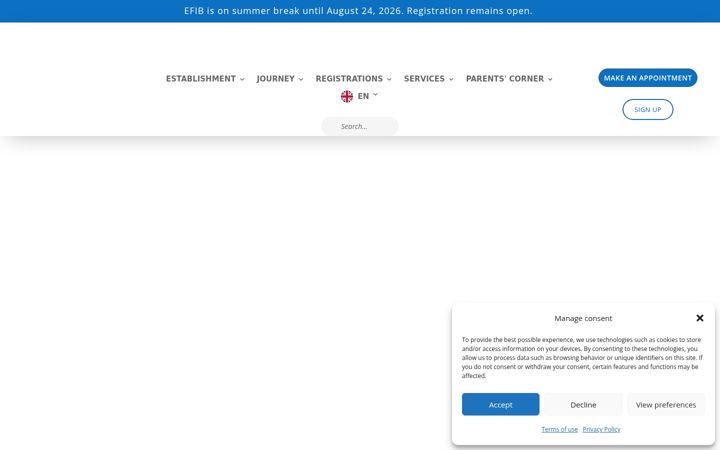 Ekrano kopija efib.ch