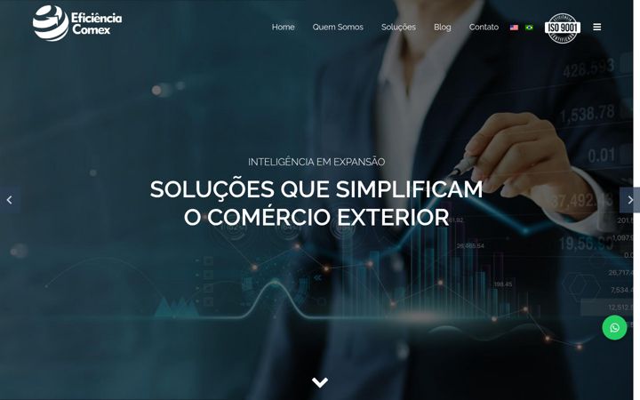Screenshot von eficienciacomex.com.br