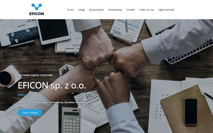 Screenshot van eficon.pl