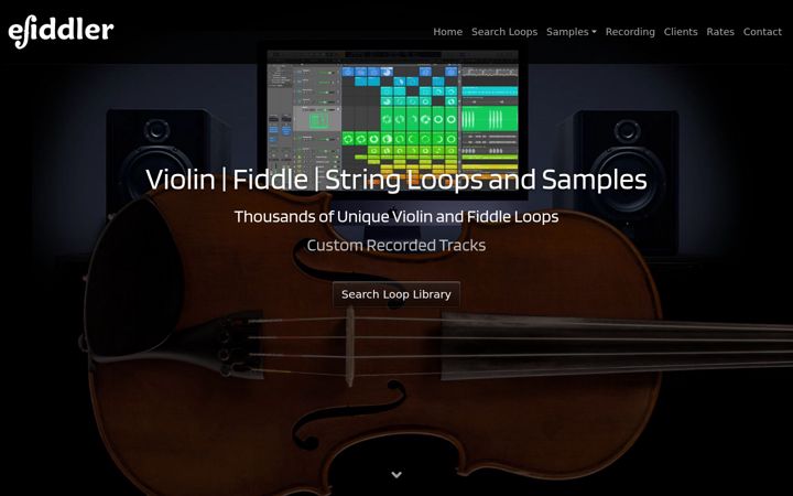 Screenshot of efiddler.com
