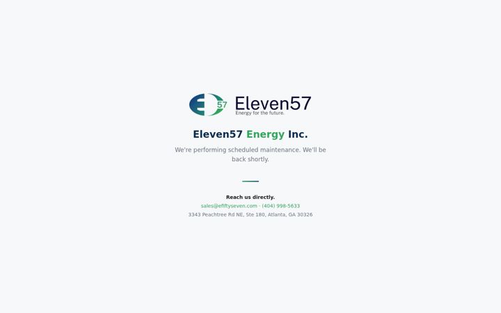 Screenshot of efiftyseven.com