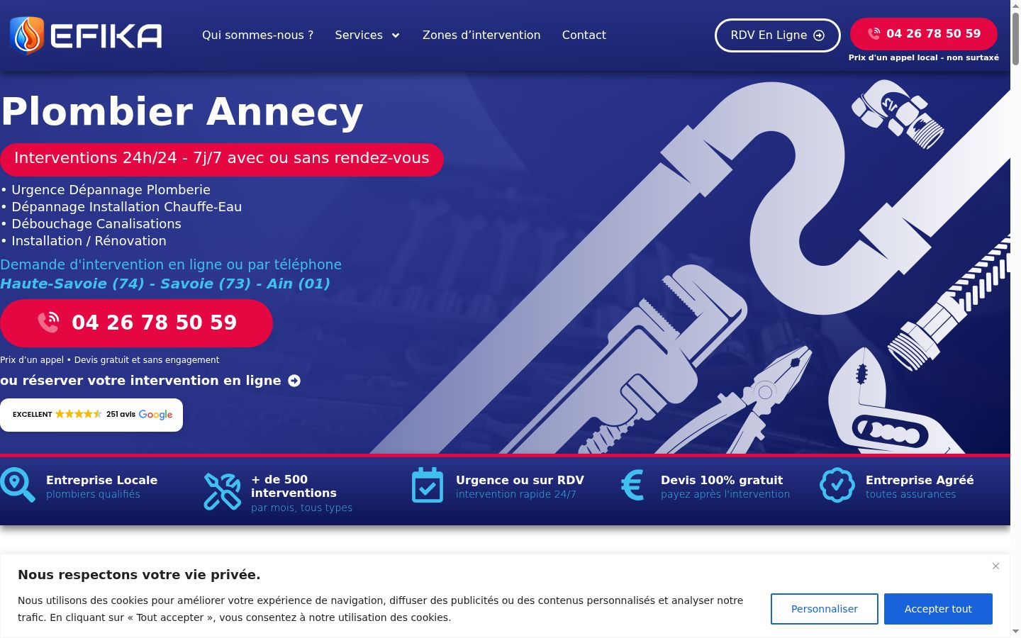 Captura de ecrã do banner de consentimento apresentado antes de qualquer interação
