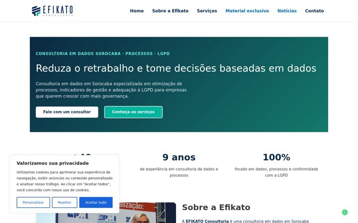 Ekrānuzņēmums no efikato.com.br