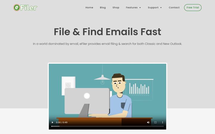 Screenshot of efiler.co.uk