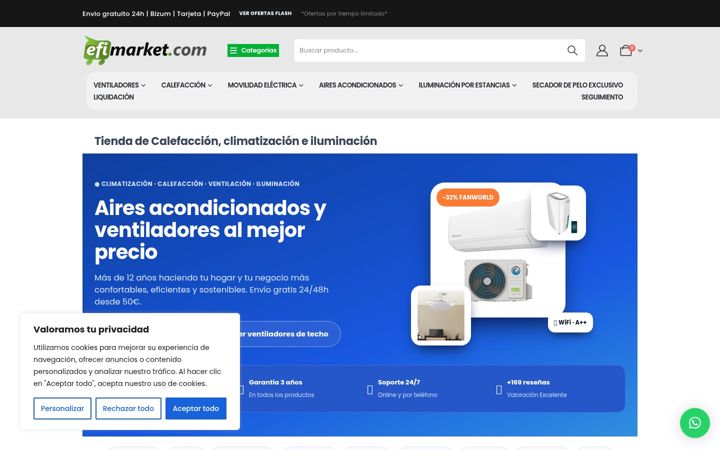 Screenshot of efimarket.com