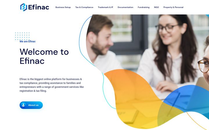 Screenshot of efinac.com