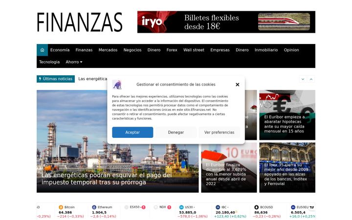 Screenshot of efinanzas.net